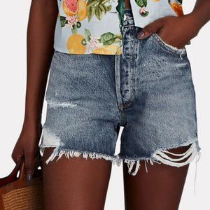 AGOLDE Dee Super High Rise Denim Short. Size 27